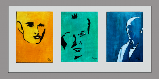 Faces - Rahmen 6 3 Bilder 13x18