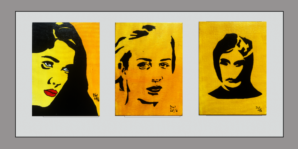 Faces - Rahmen 9 3 Bilder 13x18